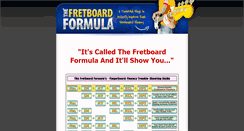 Desktop Screenshot of fretboardformula.com